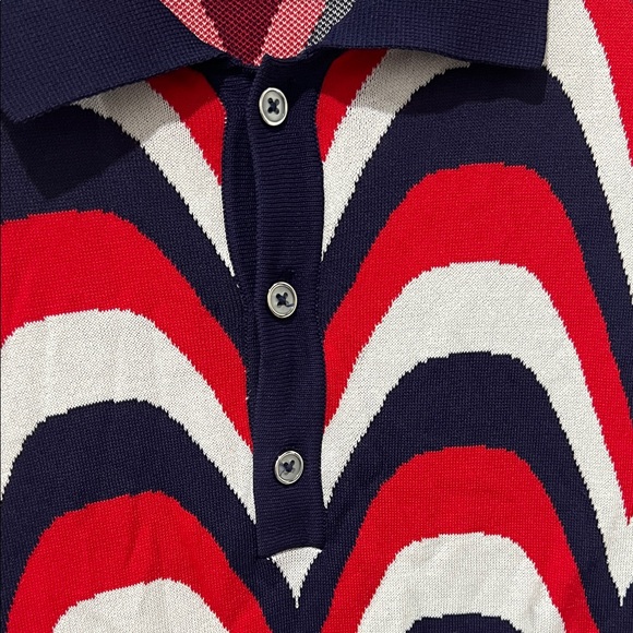 Paisley & Gray Mens Eagle Wave Polo Shirt Size Medium - Picture 5 of 8